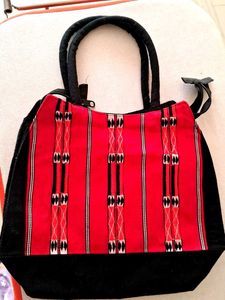 Stylish Red and Black Ao- Naga phom bag