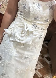 Elegant White Bridal Gown❤️🎀🧚🏻‍♀️