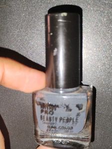 Beauty People Nail Polish-dark grey color