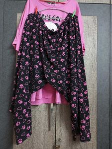 Comfortable Panda Graphic Nightsuit (PLUSSIZE)