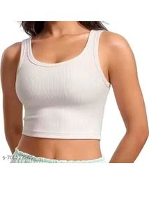 Ribbed Crop Tank Top