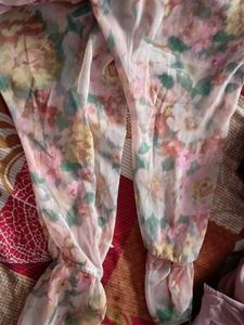 Sheer Floral Ruffle top