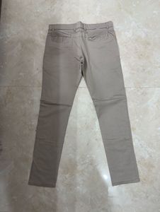 Khaki straight good looking Pants
