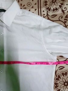 Men's Classic White Button-Up Shirt