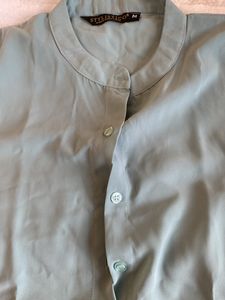 Olive Green Formal Shirt Size Medium