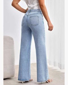 Light Wash Wide Leg Jeans