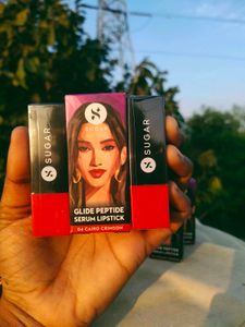 SUGAR ❤️ Glide Peptide Lipsticks