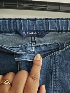 Embroidered Denim Mini Skirt