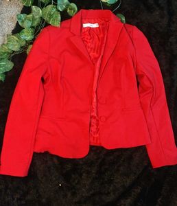 Chic Coral Blazer