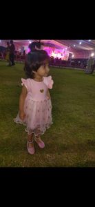 Very Preety pink gliterry frock
