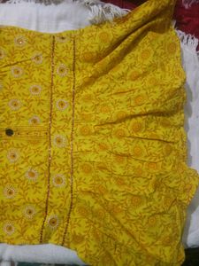 Cotton Yellow Top