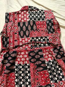 Boho Patchwork Sleeveless Kurta