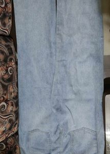 ripped wide leg Jeans women