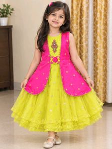 Beautiful net frock for kids
