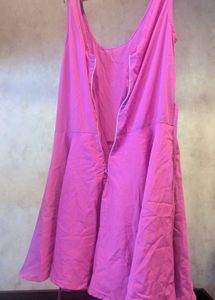 Urban Religion Hot Pink Fit &amp; Flare Dress (S)