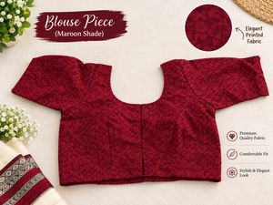 Ready to wear Elegant Cream &amp; Maroon Saree