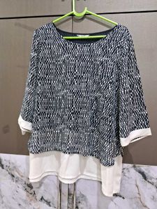 Stylish Geometric Print Top