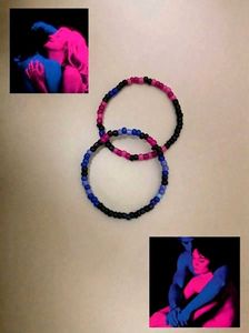TV Girl Beaded Bracelets Duo