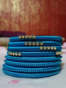 Blue &amp; Gold Bangles