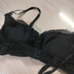 Elegant Black Lace Bra