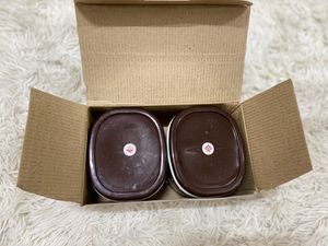 Brownie Oval Containers (2 Pc Set) - set of 3 boxe