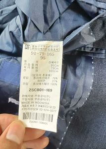 Brand is ZEN OG Men's Navy Blue Blazer