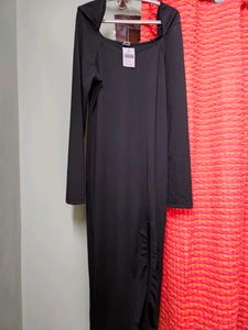 LONG SLIT ELEGANT DRESS