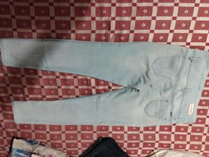 Light Blue High-Waist Jeans