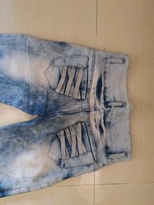 Stylish Acid Wash Jeans