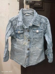 Light Wash Denim Shirt