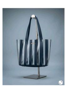 Striped Transparent Tote Bag