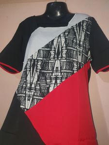 New Crepe Print Kurti