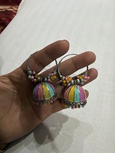 Vibrant Jhumka Earrings