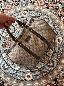 Gucci Monogram Duffel Bag