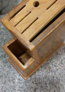 Wooden Knife Block Holder