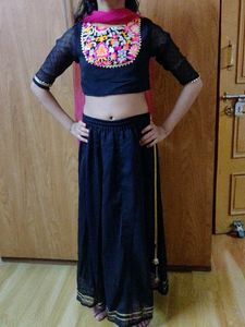 Stylish Embroidered Lehenga Choli Set