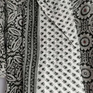 Cotton kurta with dupatta