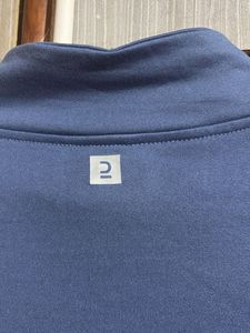 Blue Half-Zip Pullover