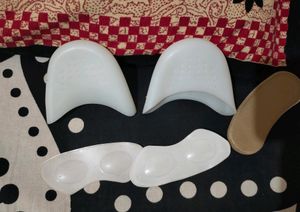 1 pair Silicone Foot Finger Protector Toe Pad & Si