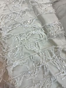 Stunning White Fringe &amp; Sequin Dress