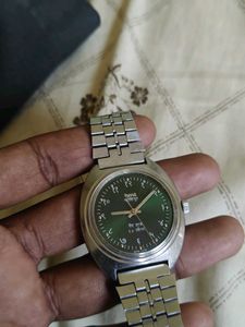 Vintage hmt kohinoor devnagri Green Dial Watch