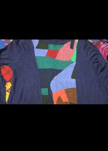 Colorful Patchwork Top Tshirt