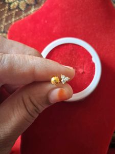 Elegant Gold &amp; Diamond Nose Pins