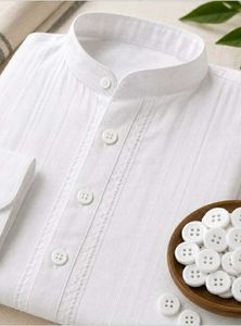 100 Pc Pack-White-Black-High Quality Shirt Buttons