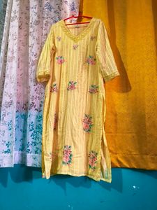 Elegant Yellow Kurta Set with Dupatta