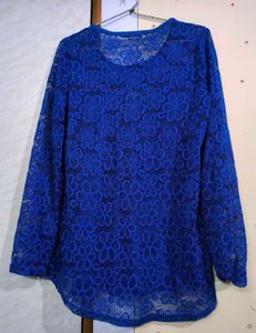 New Blue Lace Top💙