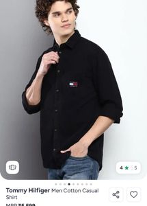 tommy hilfiger mens cotton casual shirt