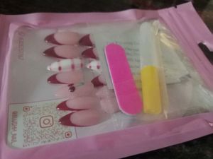 Cherry themed Press on nail set
