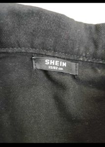 Black Distressed Denim Jacket