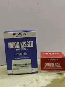 Humuss beauty Face Serum & Saffron  night cream